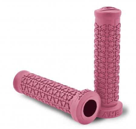 Pink ATV Grips - A'ME - Round Grips w/Small Flange