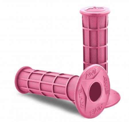 Pink Best Motorcycle Grips - A'ME - Full Waffle