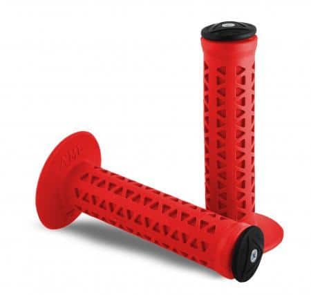 Red A'ME BMX 702 with Grip Savers