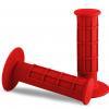 Red Half Waffle Grips - A'ME - Motorcycle - Dirt Bike Grips