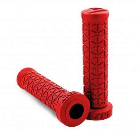 Red Best ATV Grips - A'ME - Tri Pattern w/Small Flange